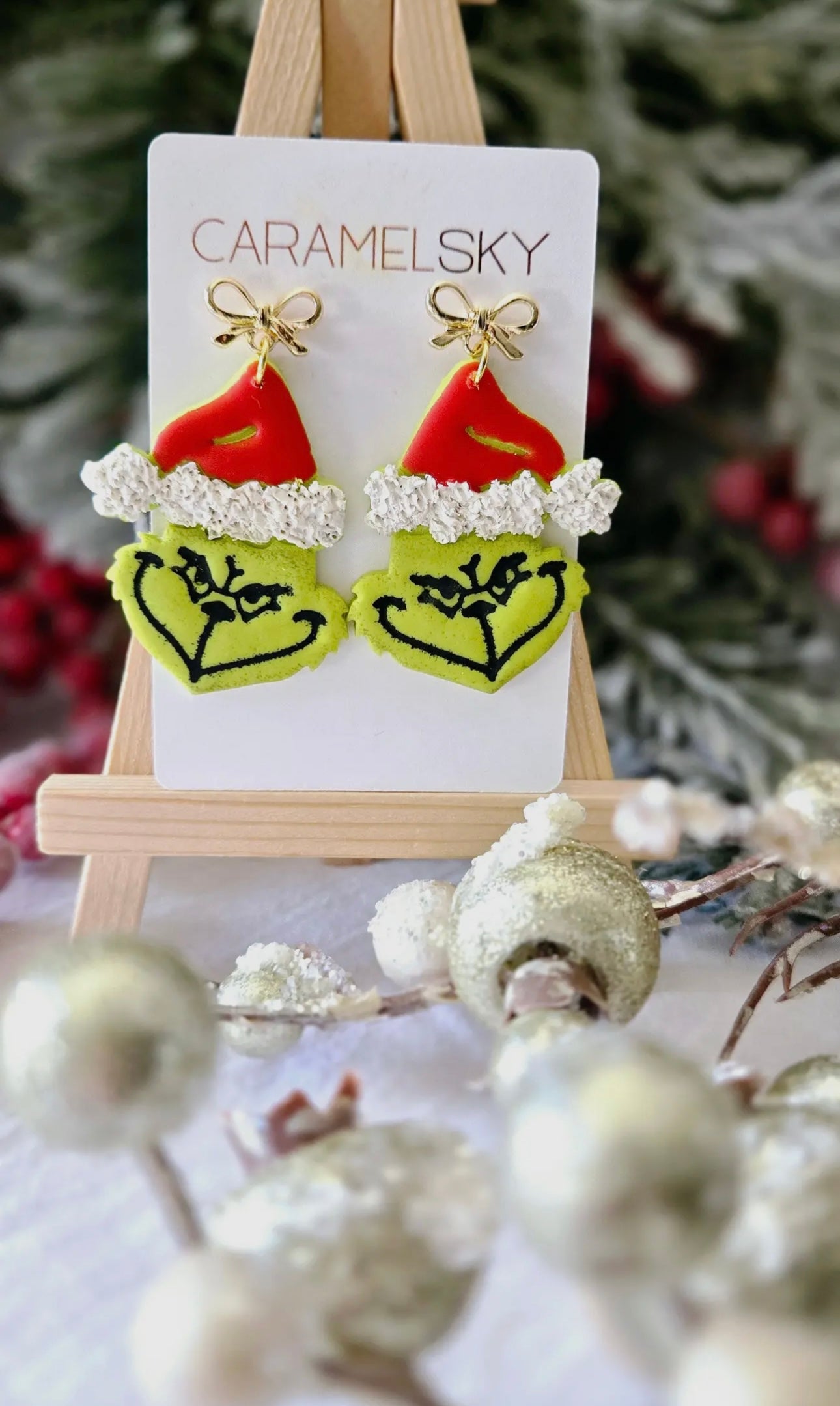 GRINCH EARRINGS