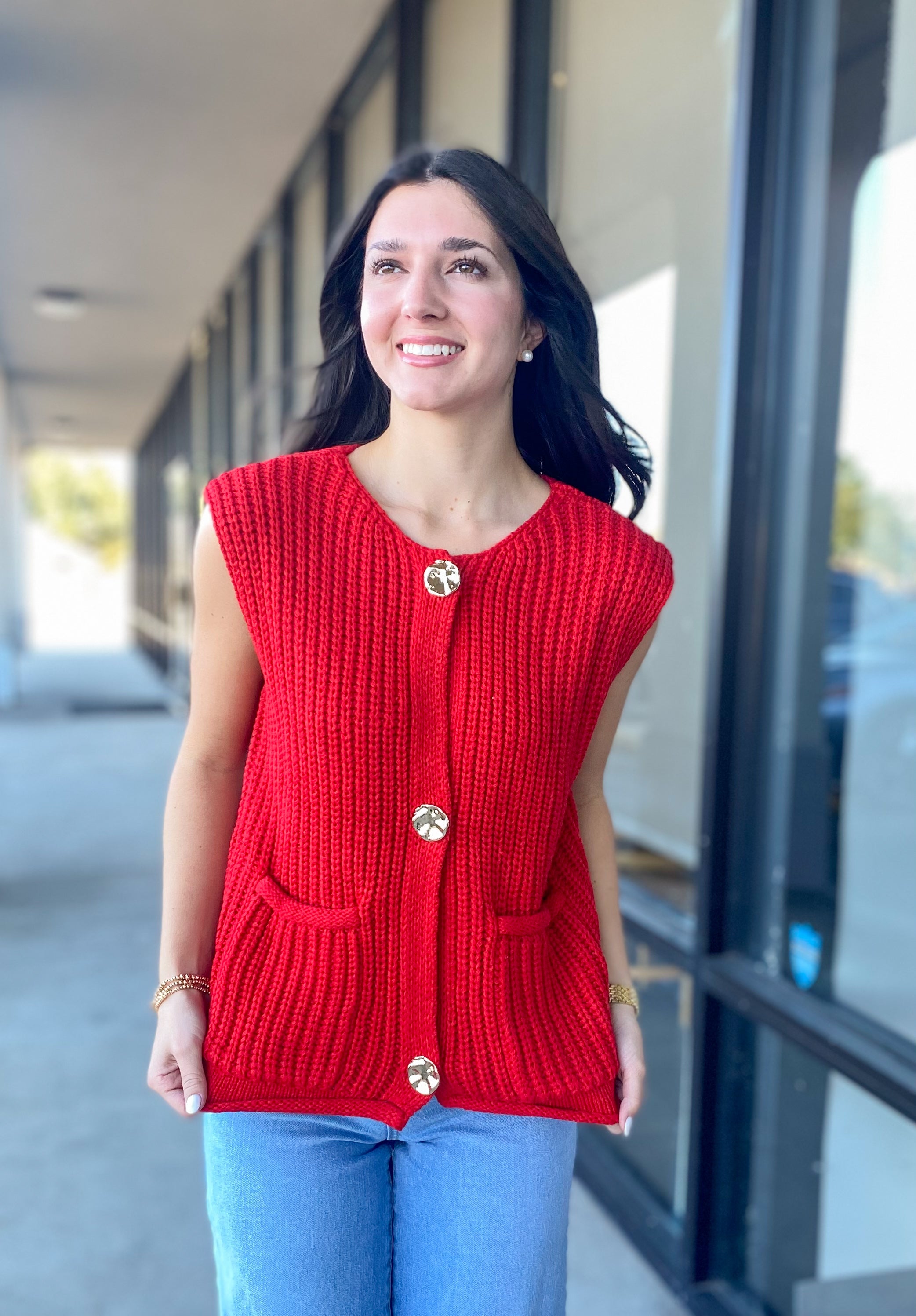 SWEATER VEST TOP