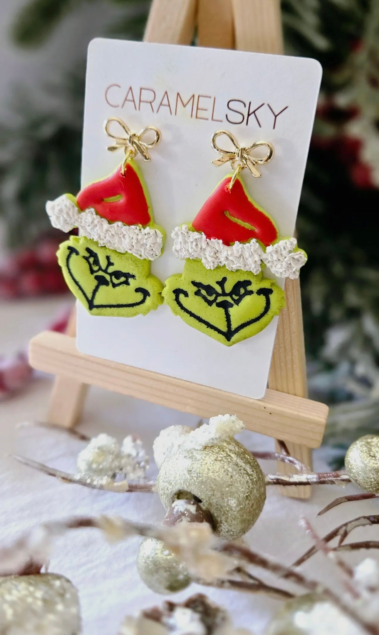 GRINCH EARRINGS