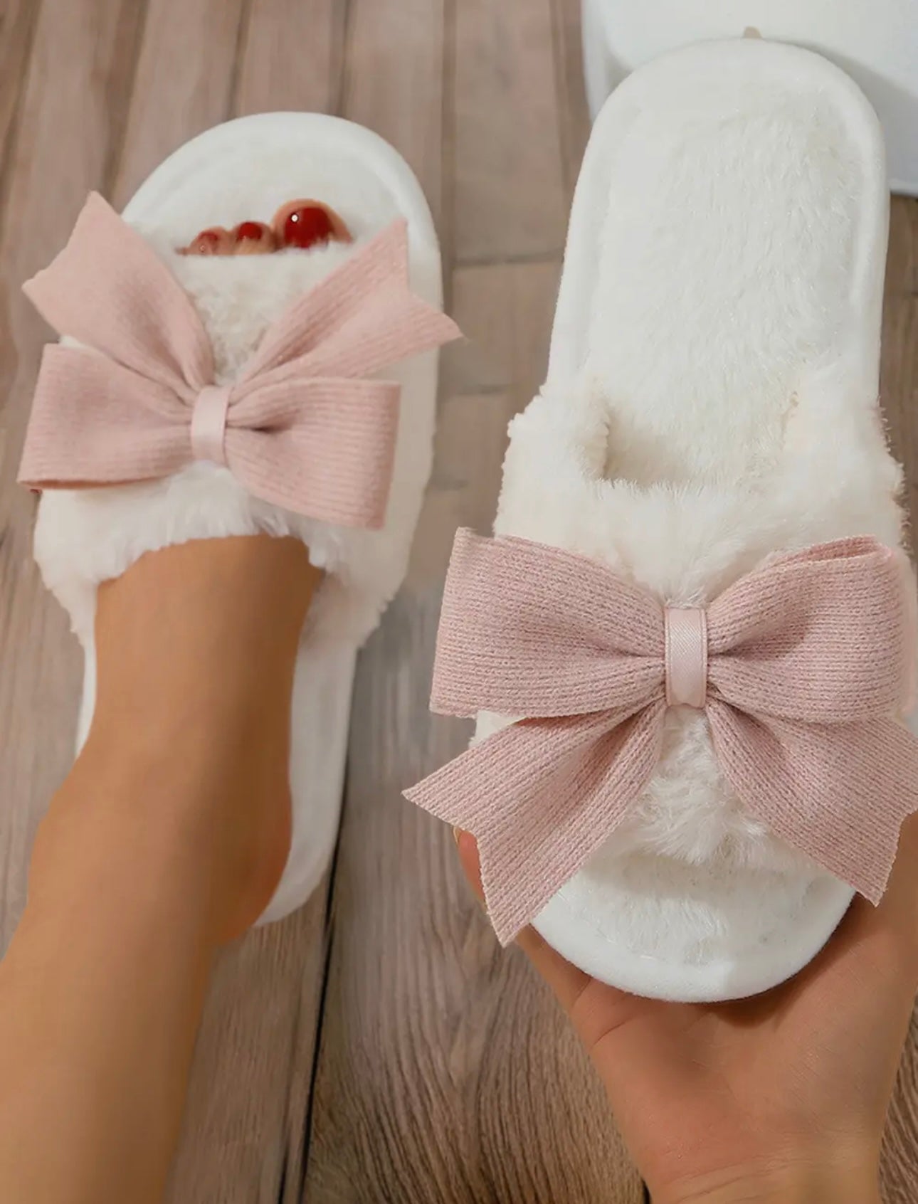 BOW SLIPPERS