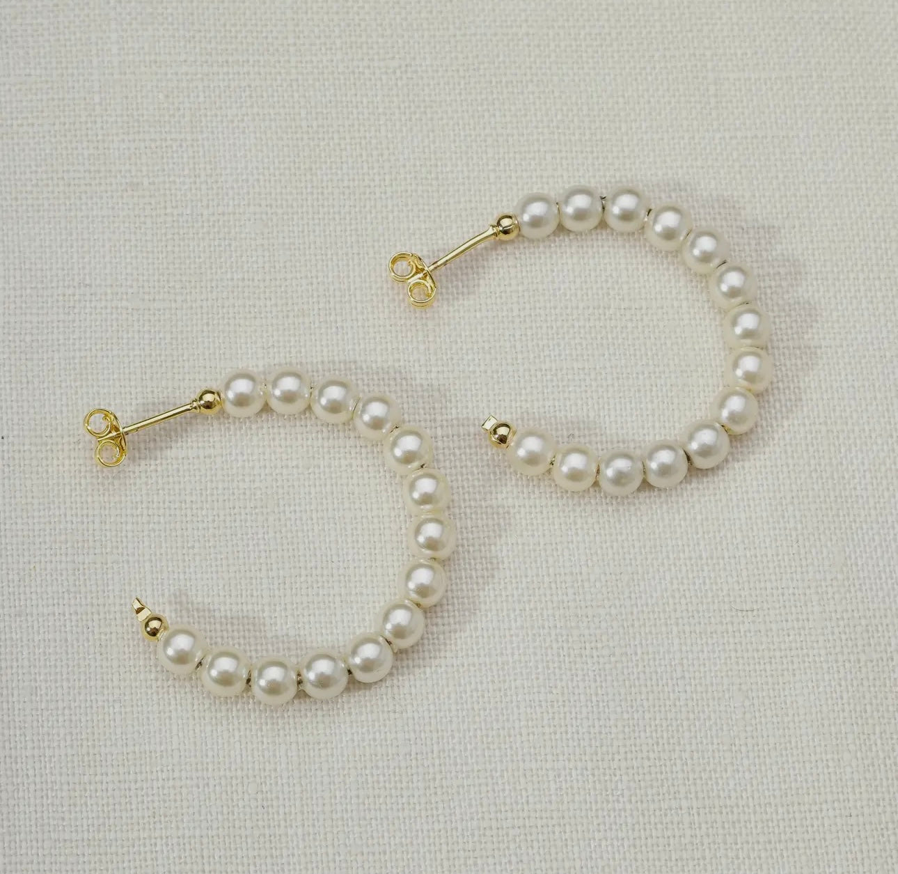 BEADED PEARL EARRINGS