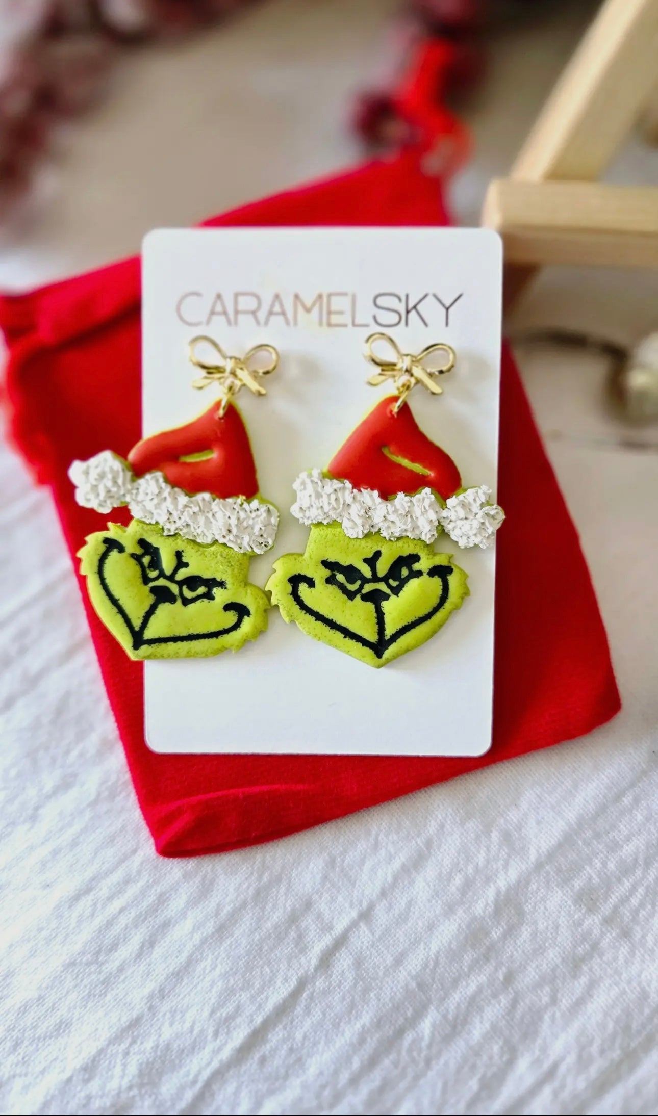 GRINCH EARRINGS