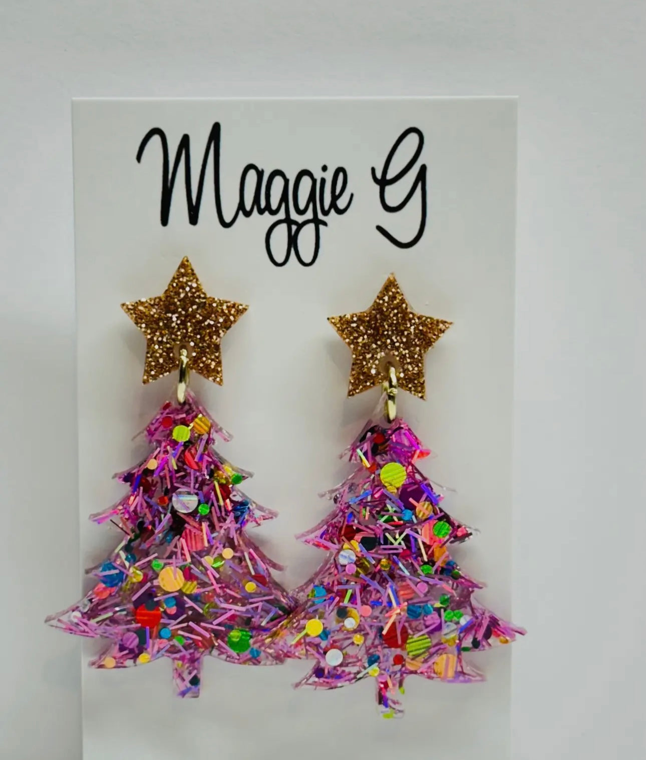 CHRISTMAS TREE EARRINGS