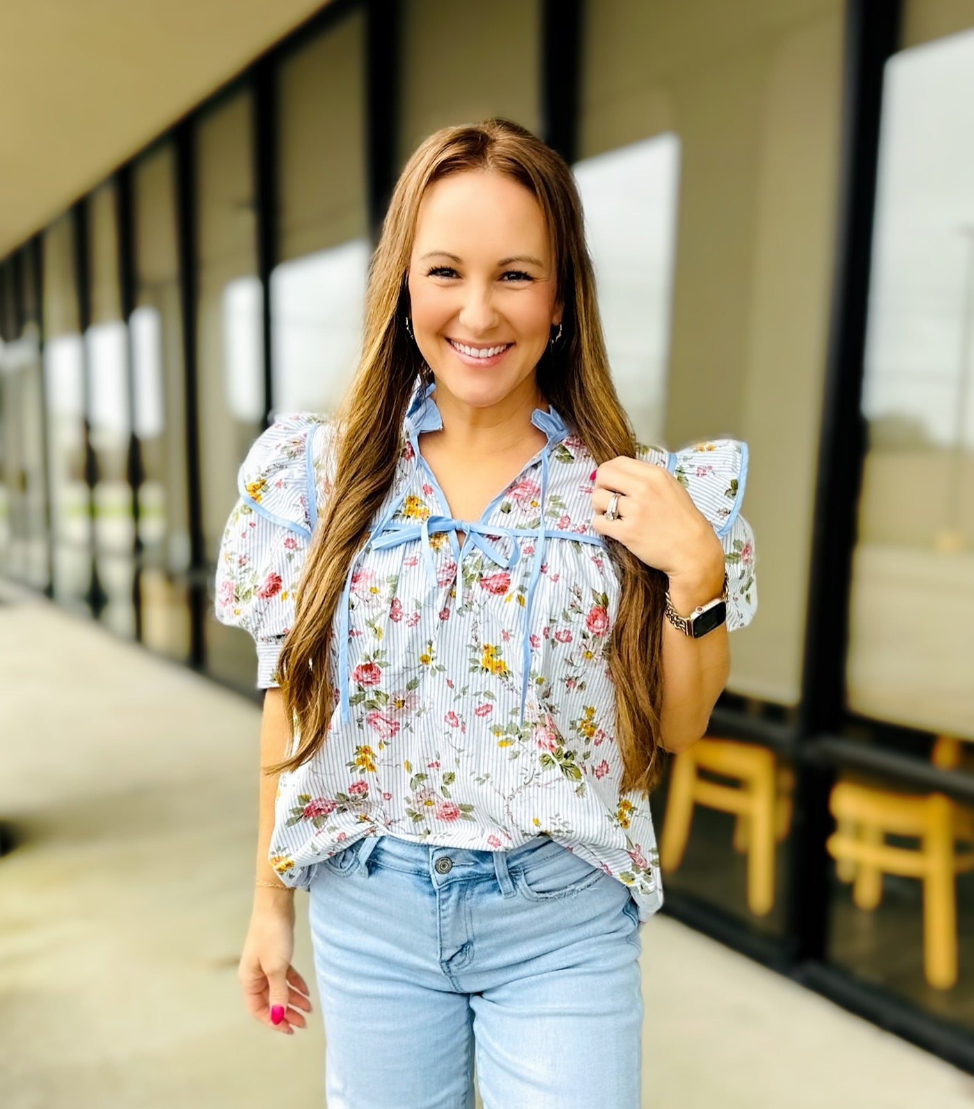 FANTASTIC FLORALS TOP 5574