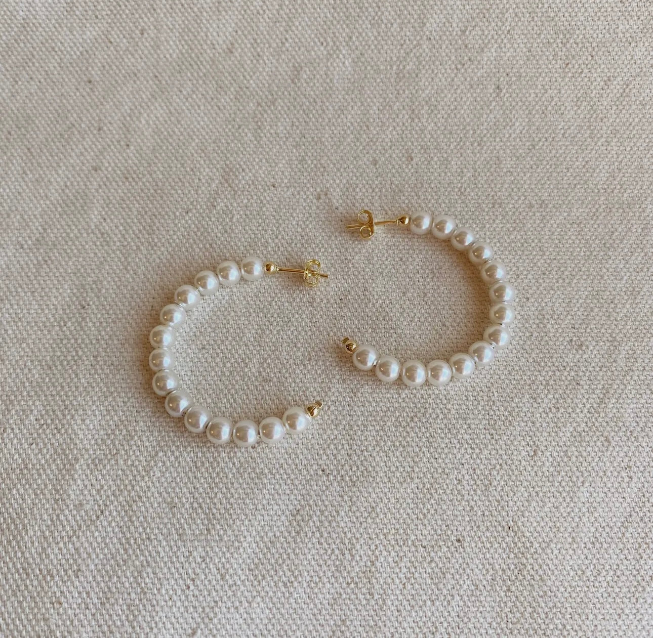 BEADED PEARL EARRINGS